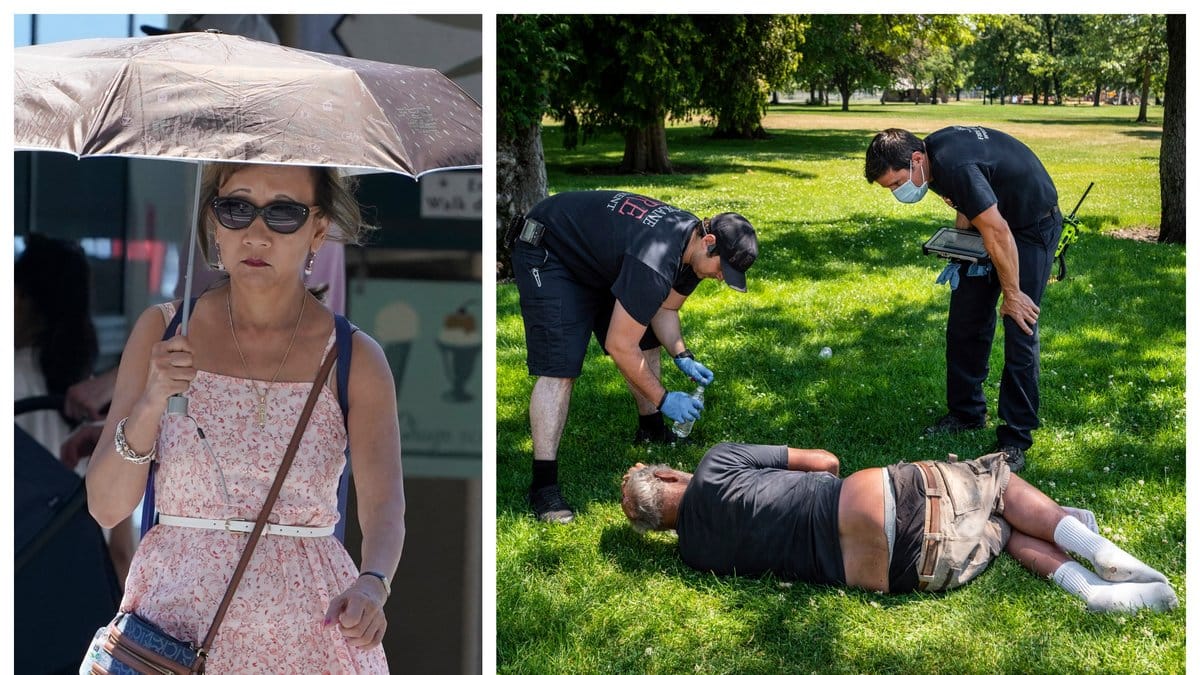 En dödlig värmebölja har dragit in över Nordamerika.