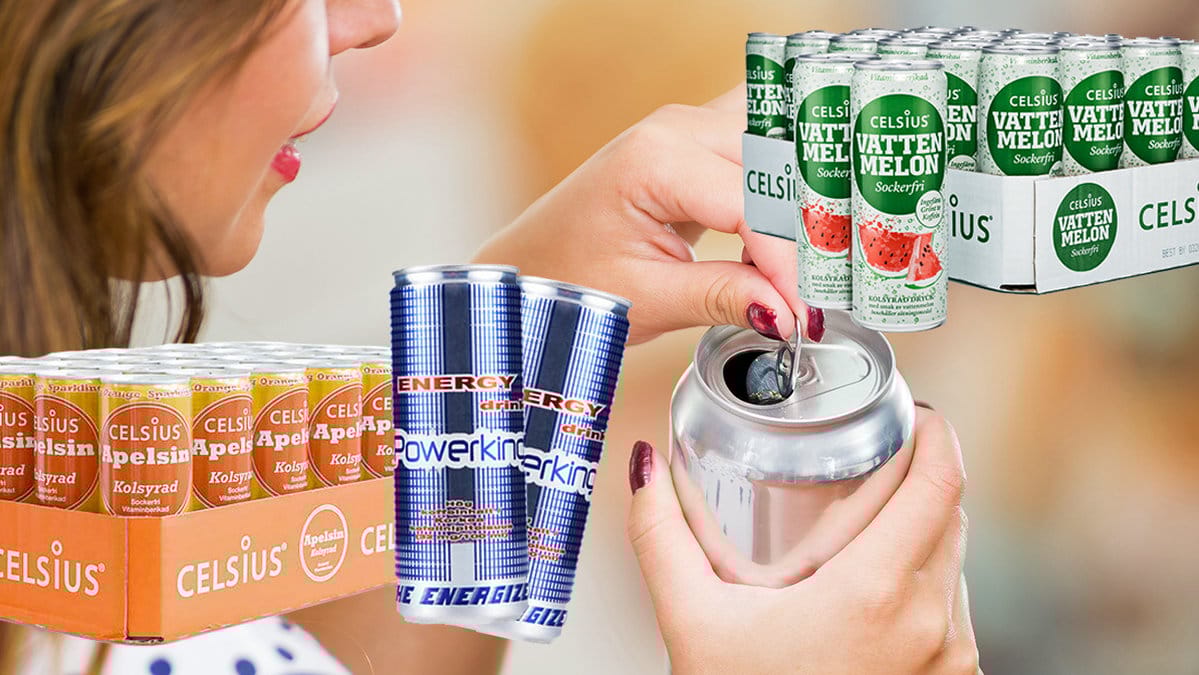 Fynda ett flak med energidryck till riktigt bra pris