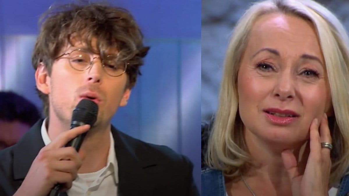 Albin Lee Meldau och Louise Hoffsten i Så mycket bättre