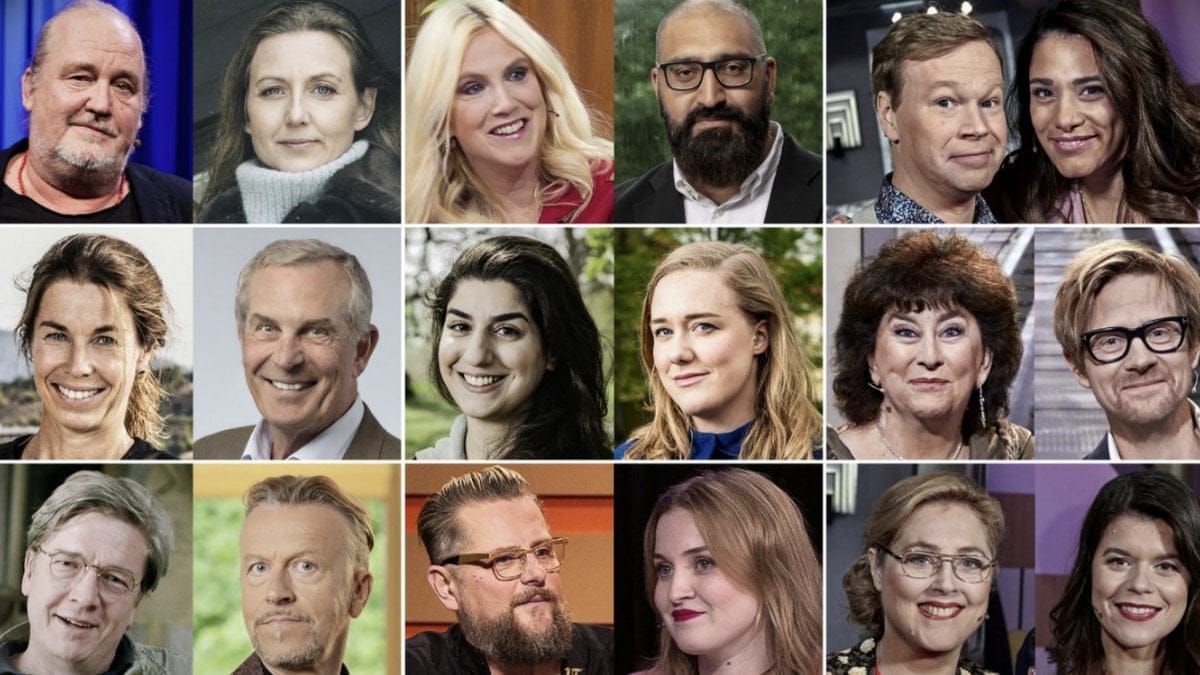 Alla deltagare i På spåret 2020.