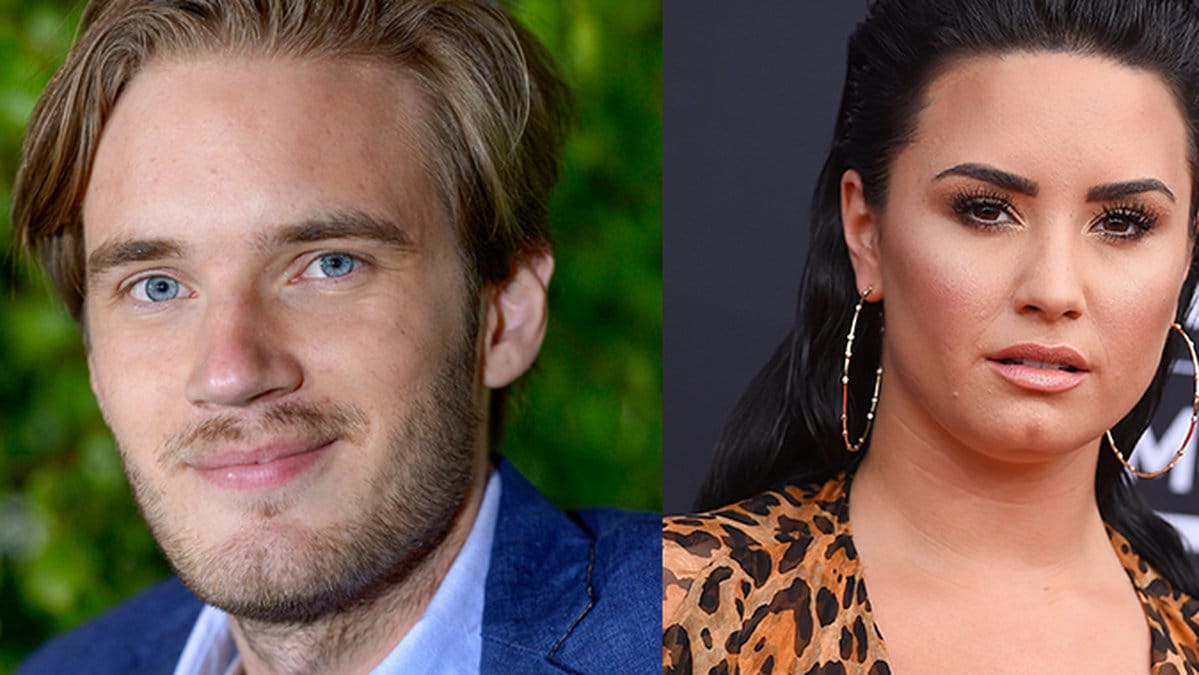 Pewdiepie skämtade om Demi Lovatos överdos.