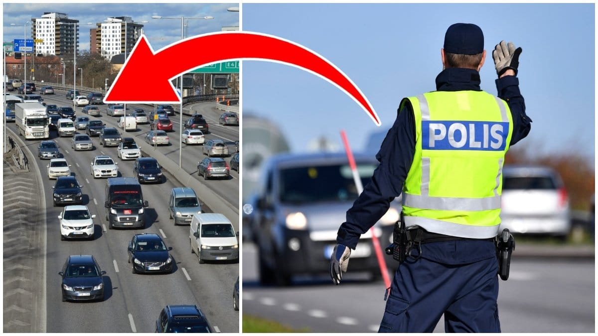 Polisen genomför en trafikvecka. 