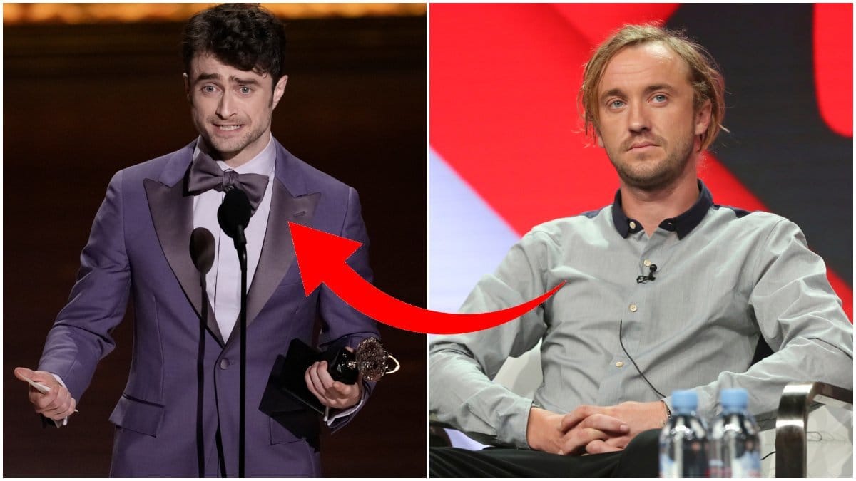 Daniel Radcliffe och Tom Felton.