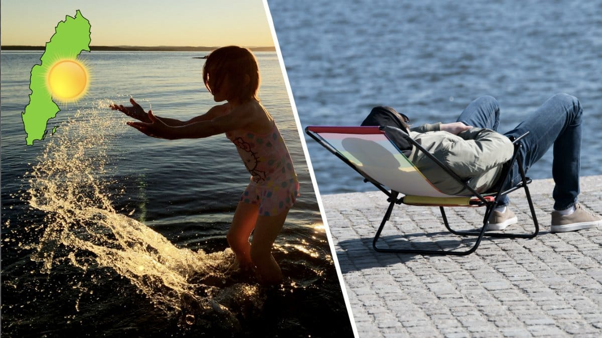 Så varmt blir det i helgen enligt SMHI