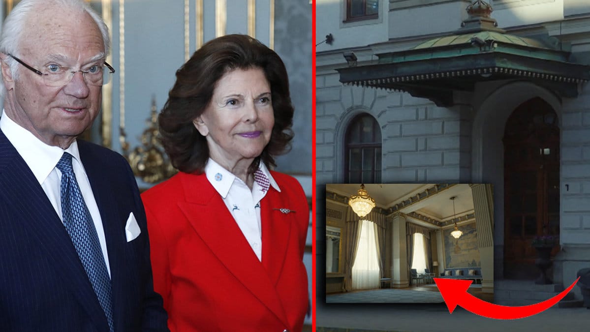 Kungen och drottning Silvia har både en privat entré och en helt egen väntsal på Centralstationen.