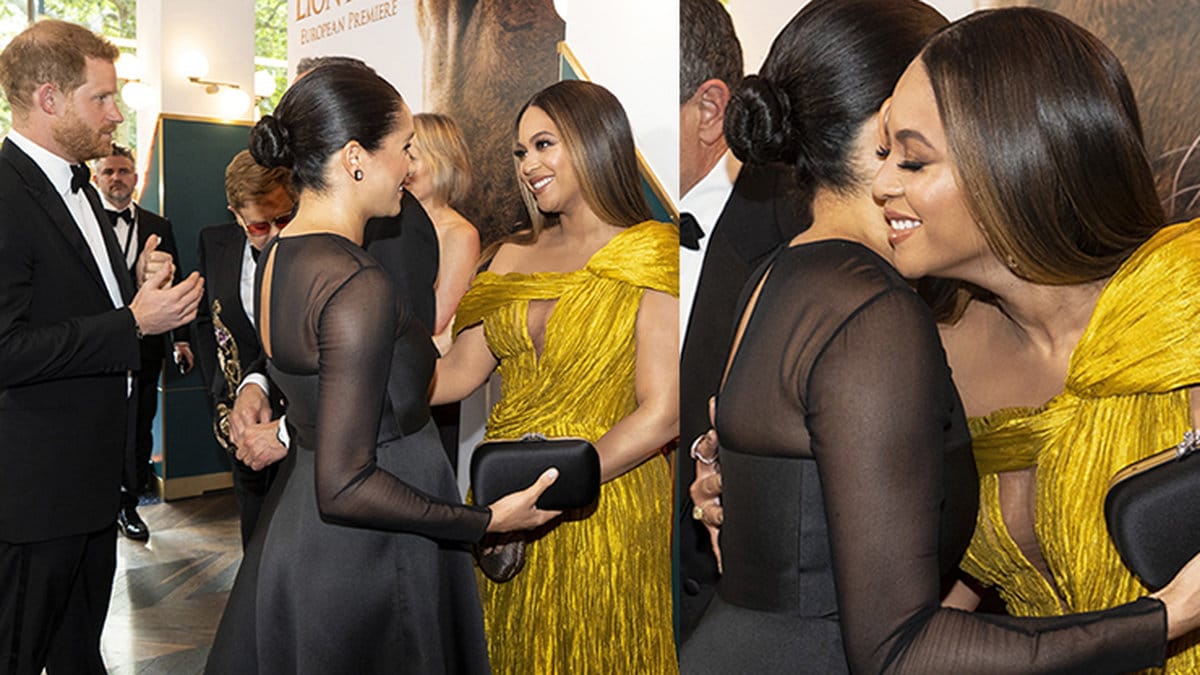 Meghan Markle och Beyonce på The Lion King