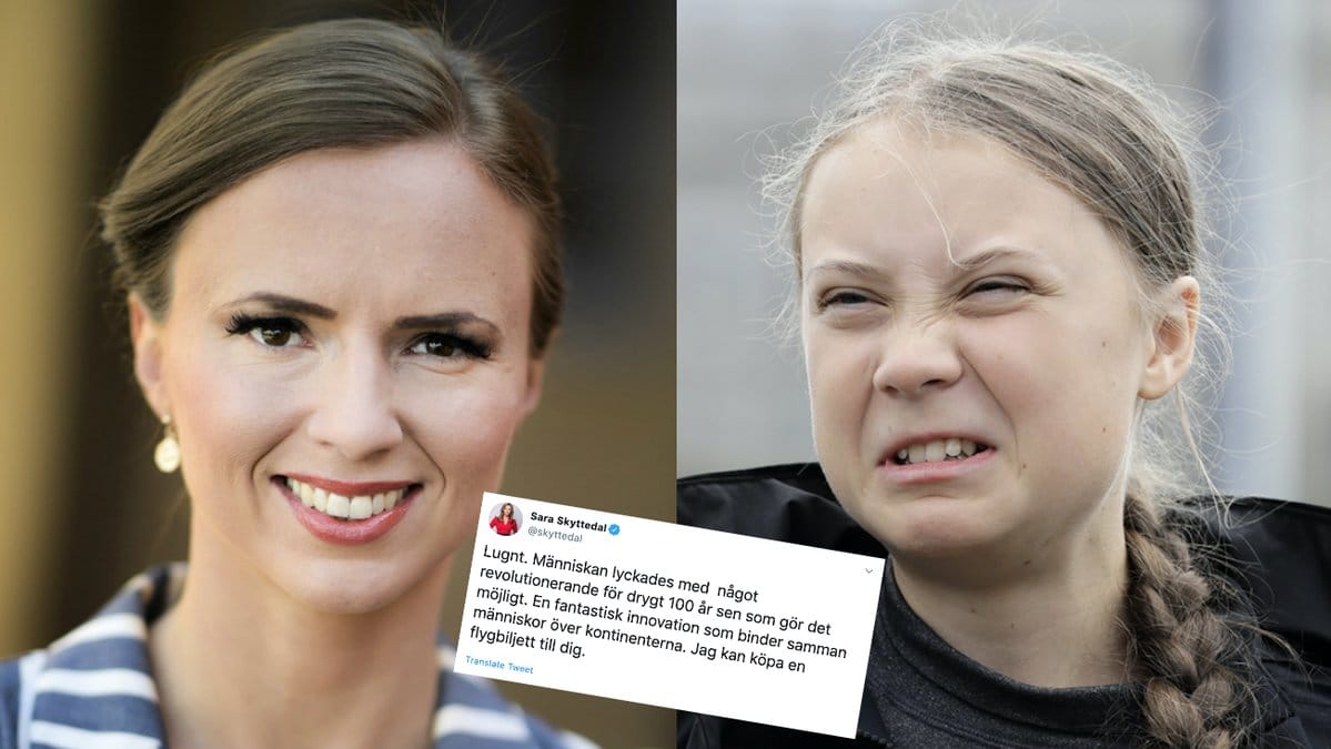 Sara-Skyttedal-hanar-Greta-Thunberg