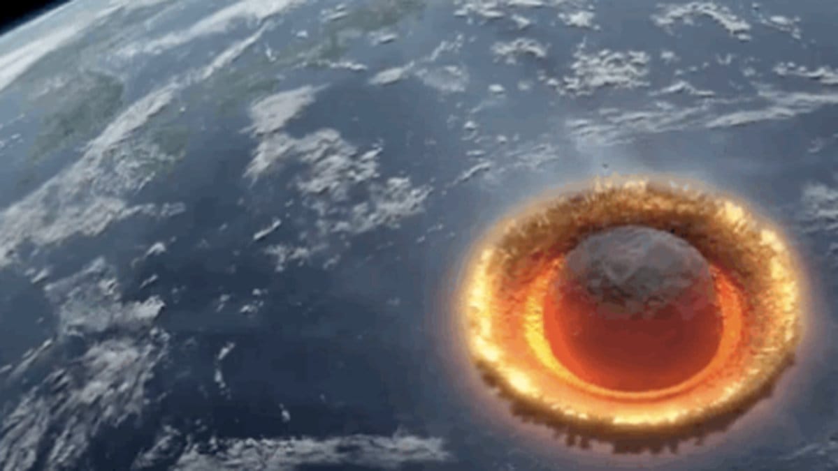 Ett asteroidnedslag