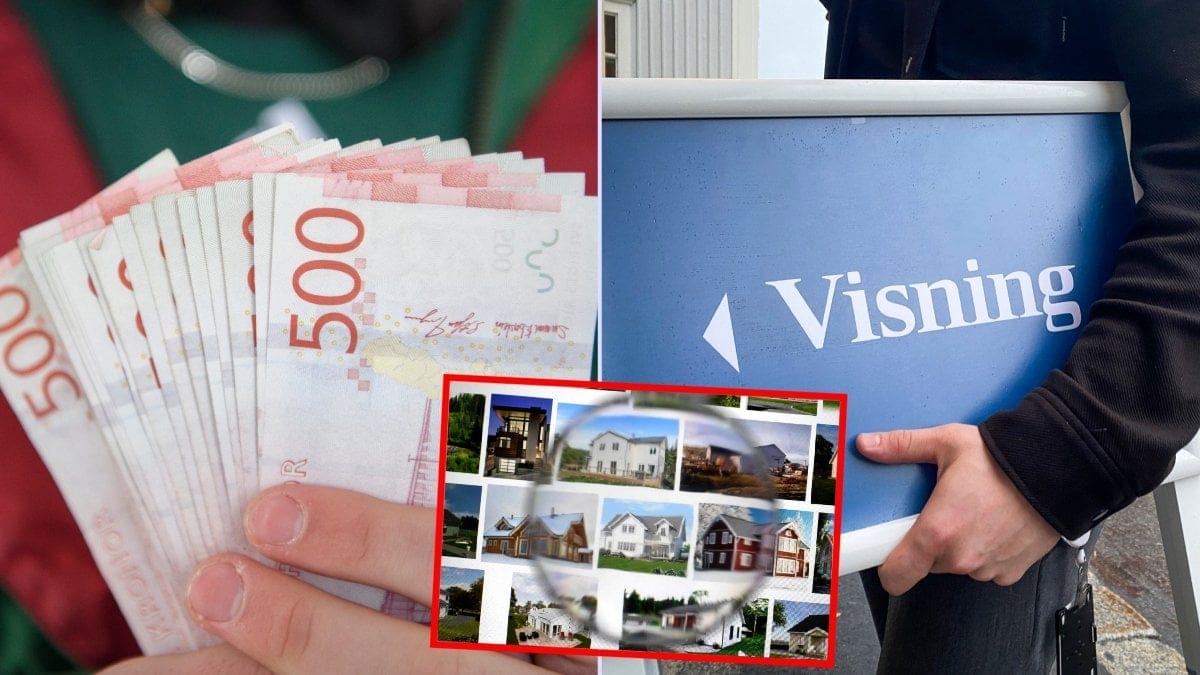 Pengar, visning och fastigheter.