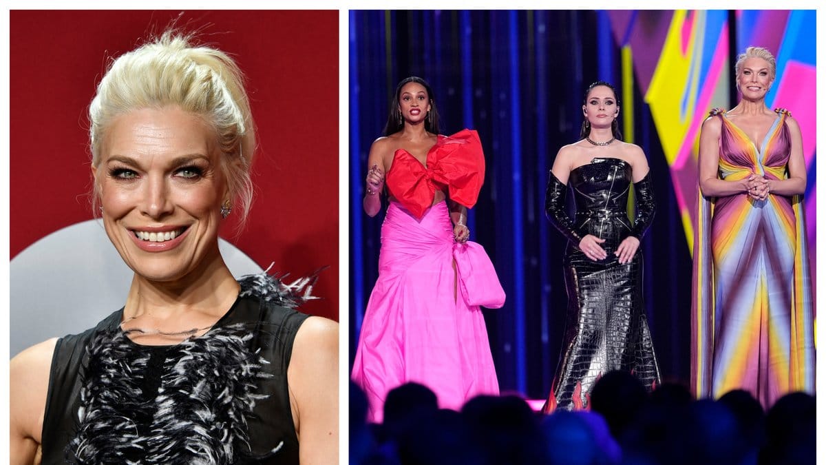 Hannah Waddingham är programledare i Eurovision Song Contest 2023.
