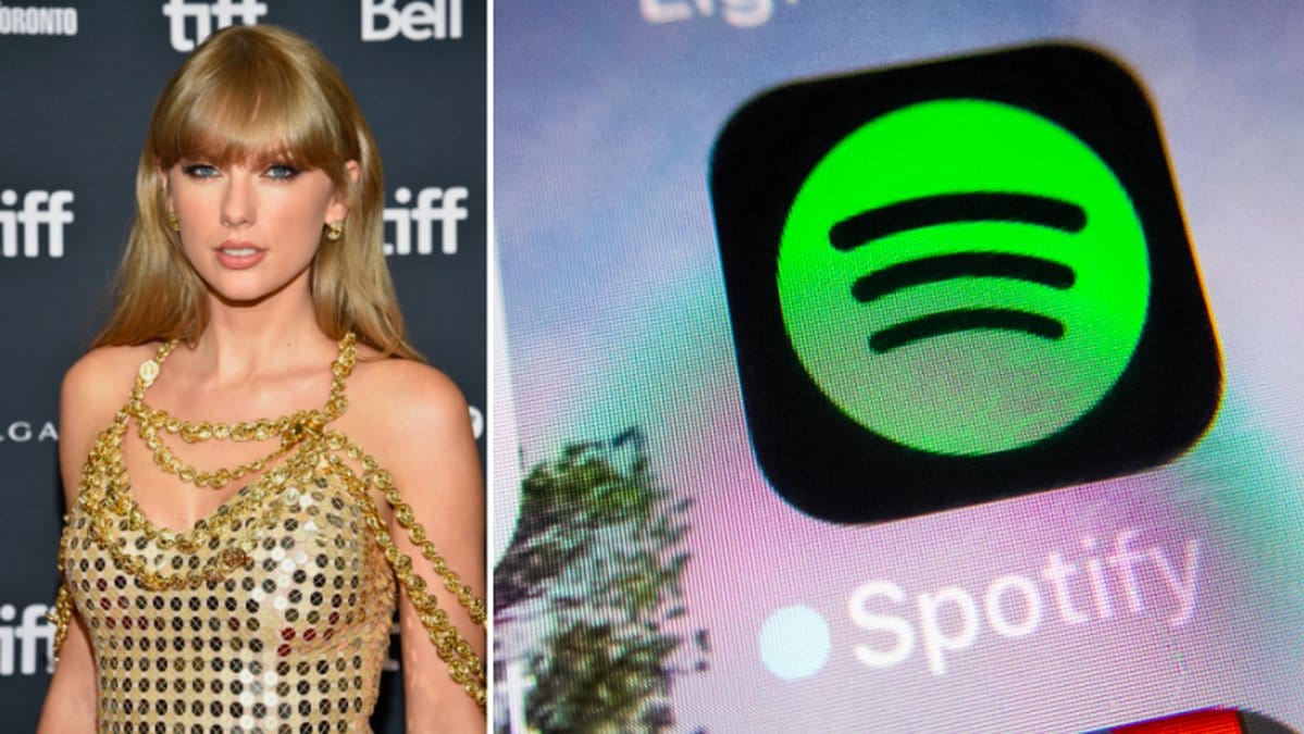 Taylor Swifts nya album 'Midnights' släpptes på fredagen. Arkivbild.