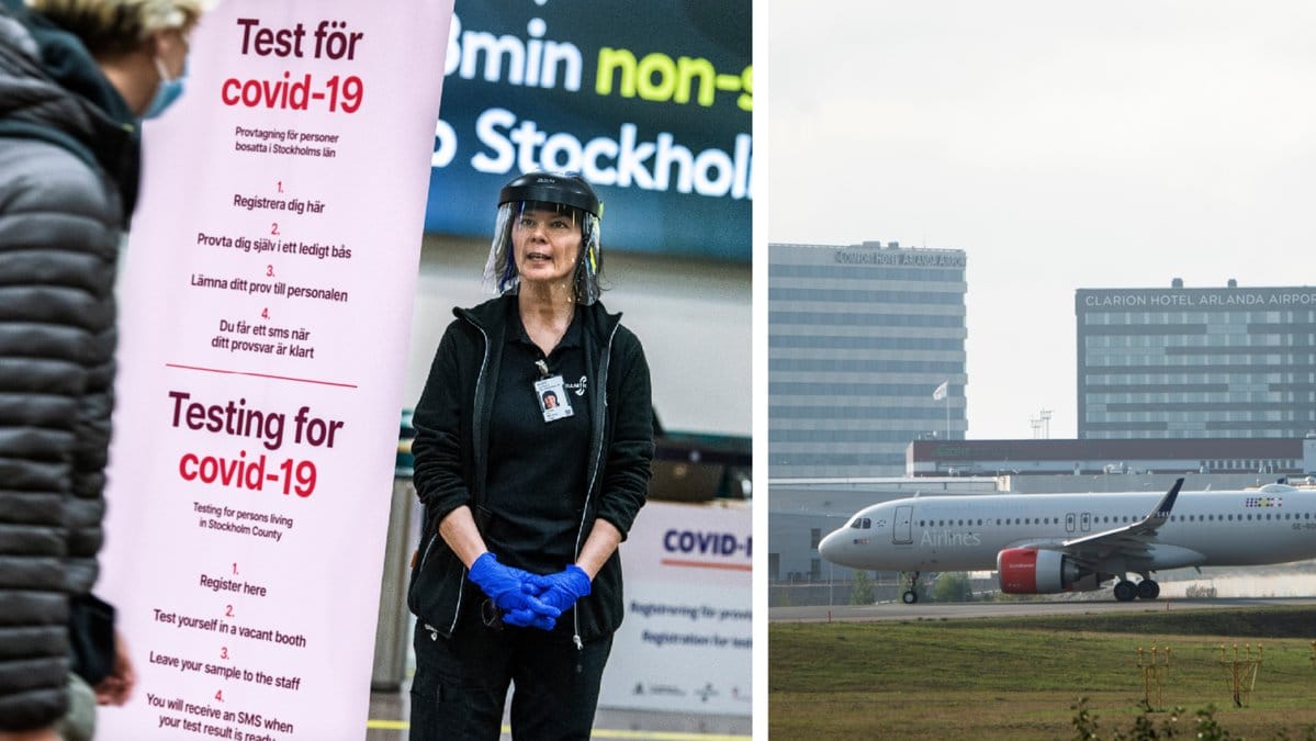 Två svenskar stoppades på Arlanda.