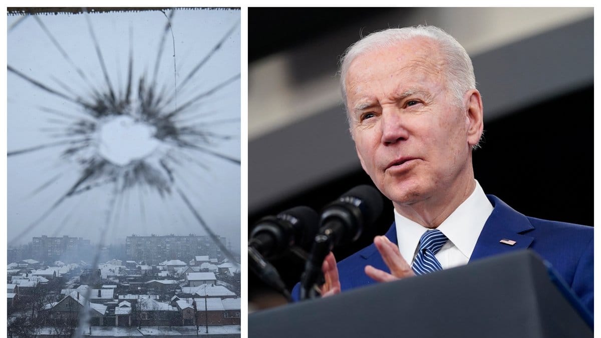 Joe Biden och USA väntas införa ett embargo mot ryska energiråvaror.