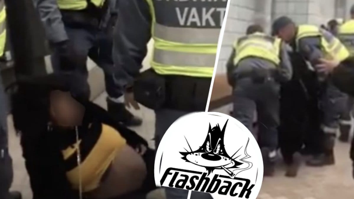 Ordningsvaktens rasism på Flashback