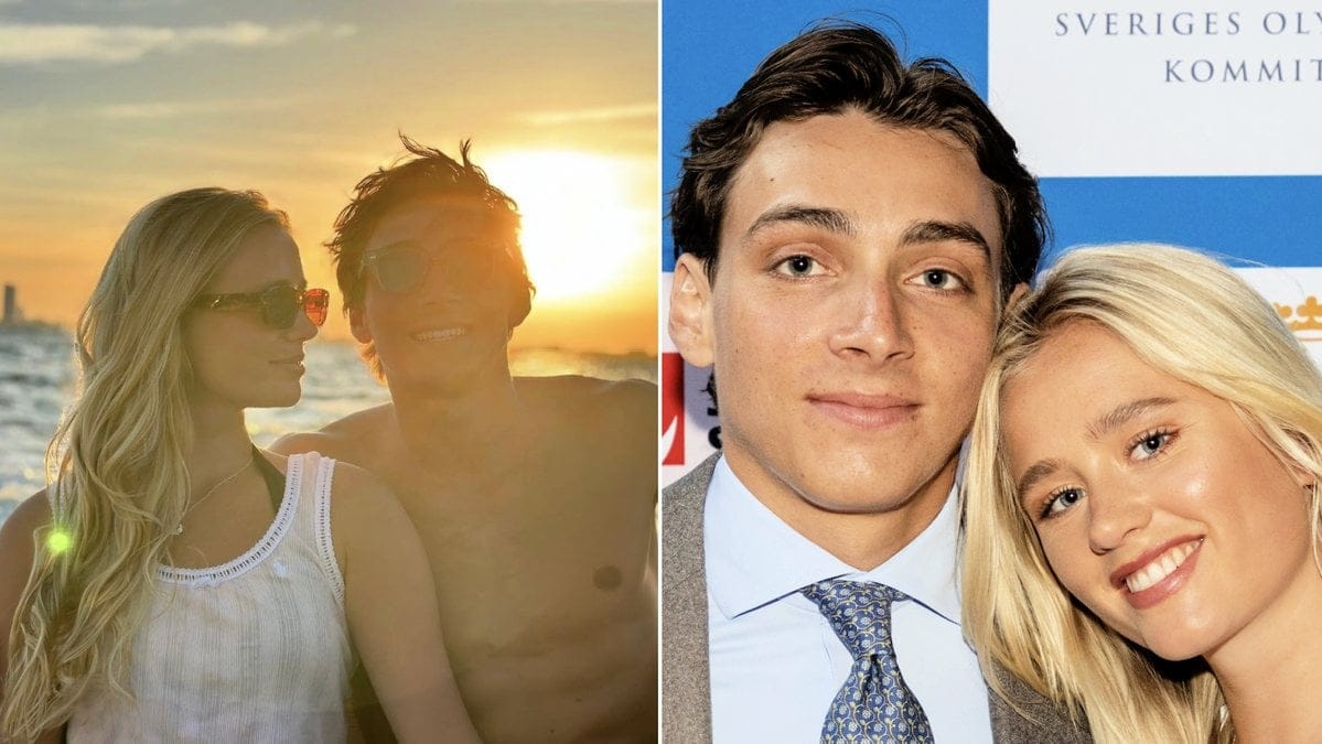 Desiré Inglander och Armand Duplantis har varit ihop i tre år. 