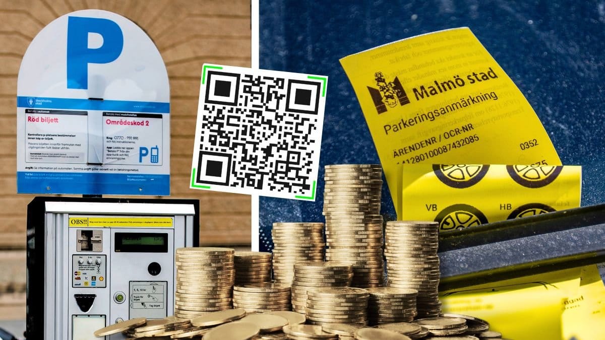 Parkeringsautomat.