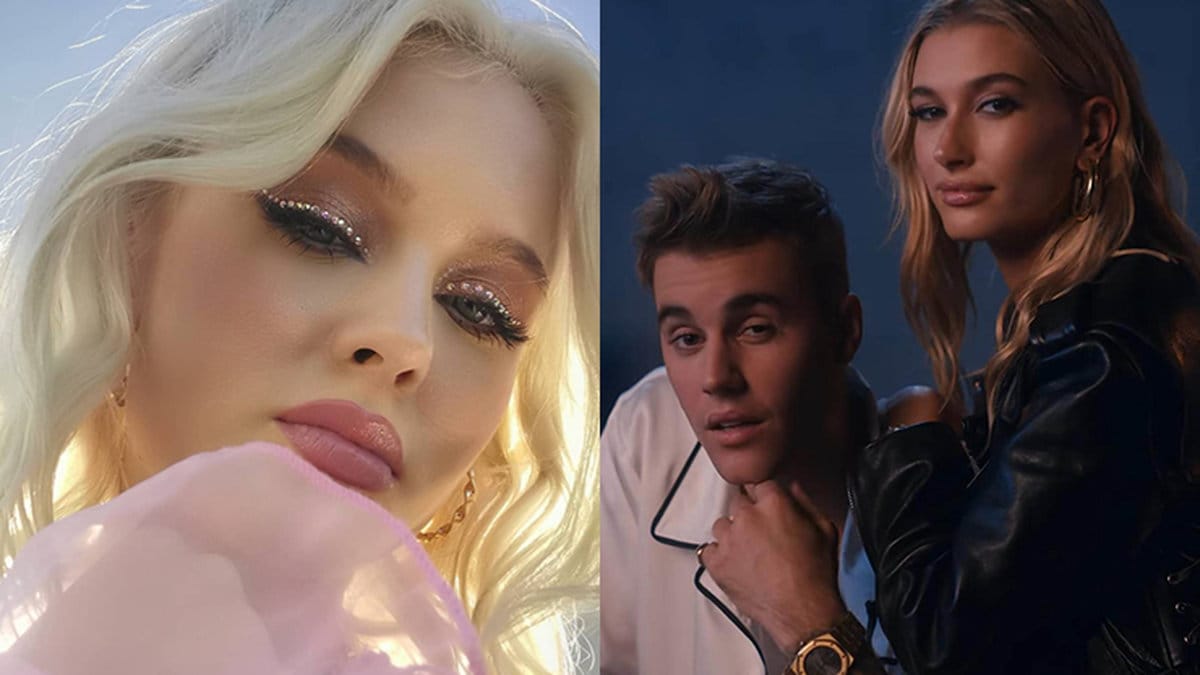 Zara Larsson, Justin Bieber och Hailey Bieber 