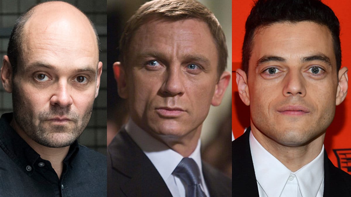 David Dencik och Rami Malek i James Bond