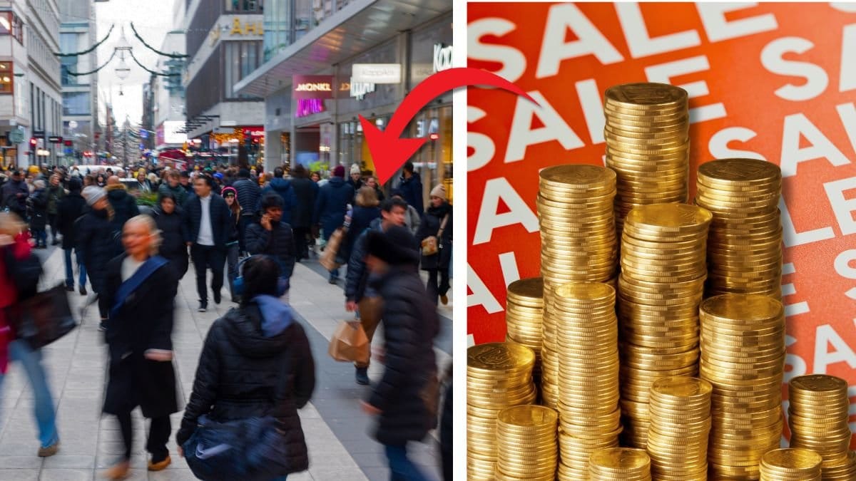 Black friday och pengar.