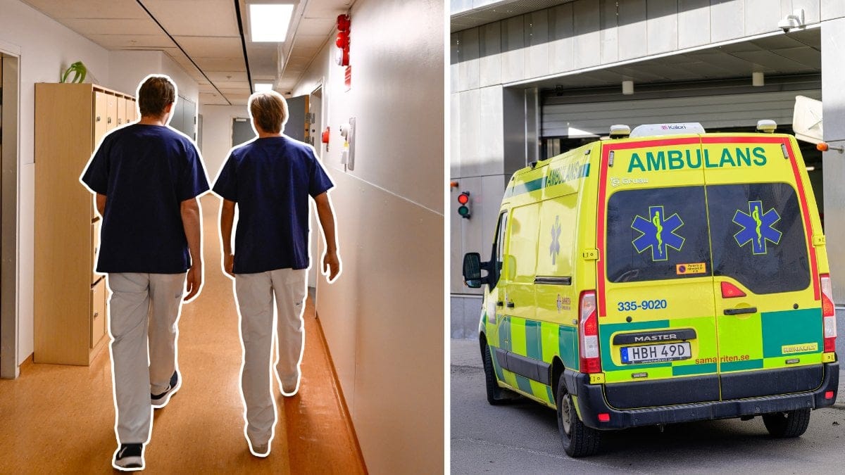 Sjukhuspersonal, ambulans