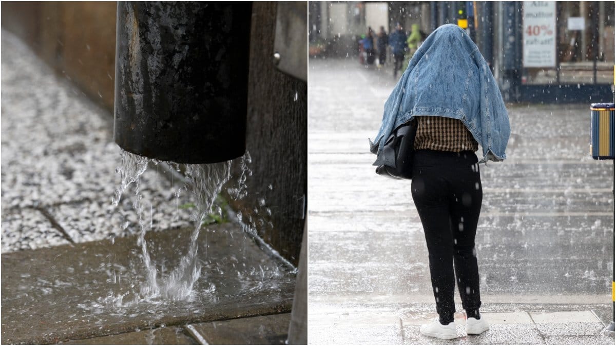 Regn, regn och ännu mer regn har följt efter orkanen Kirk. 