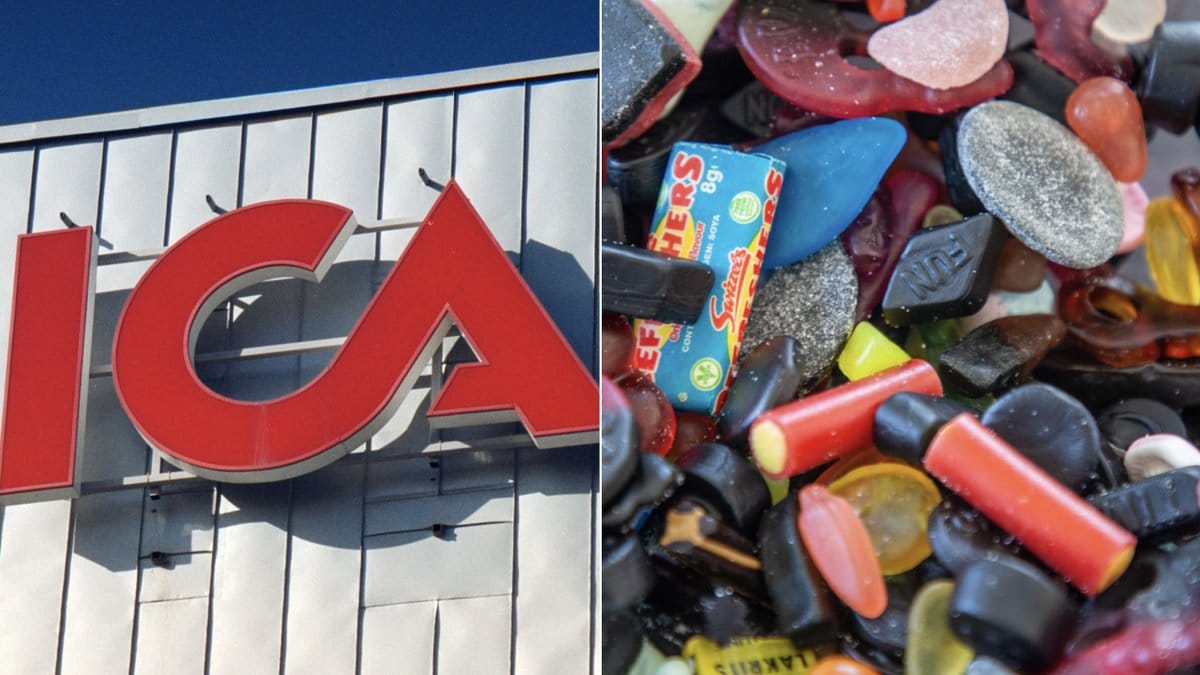 Ica-butiken lät kunderna sätta godispriset på Black Friday.. 