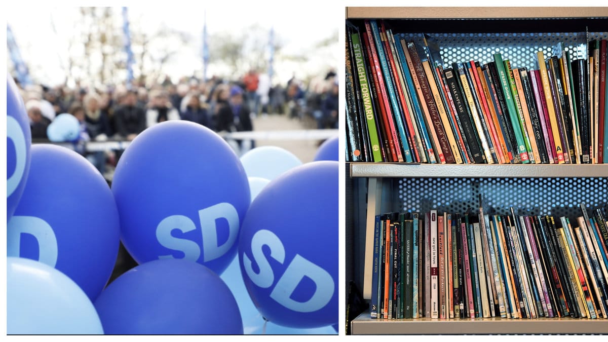 SD-politiker försökte stoppa författarsamtal.