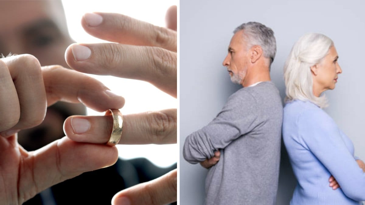 Allt fler äldre personer skiljer sig.