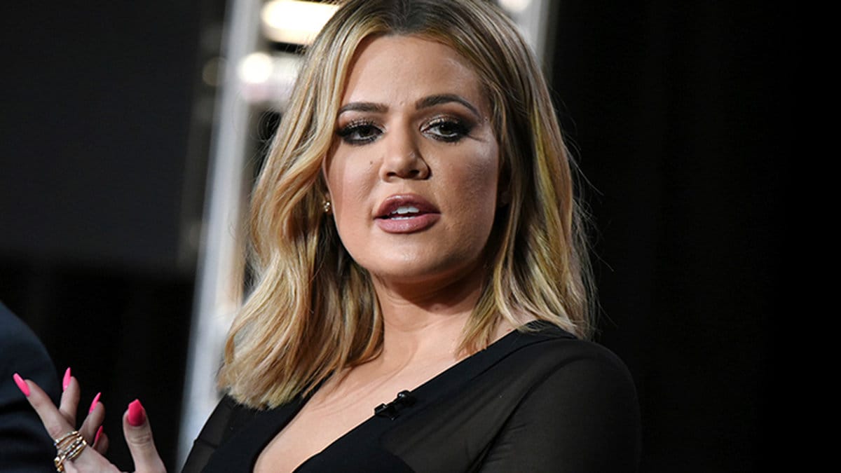 Khloe Kardashian möts av kritik efter bilden.