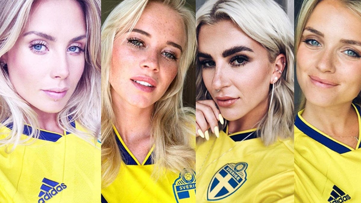 Maja Nilsson Lindelöf, Elin Wass, Josefin Lustin och Albin Ekdahls flickvän Camilla.