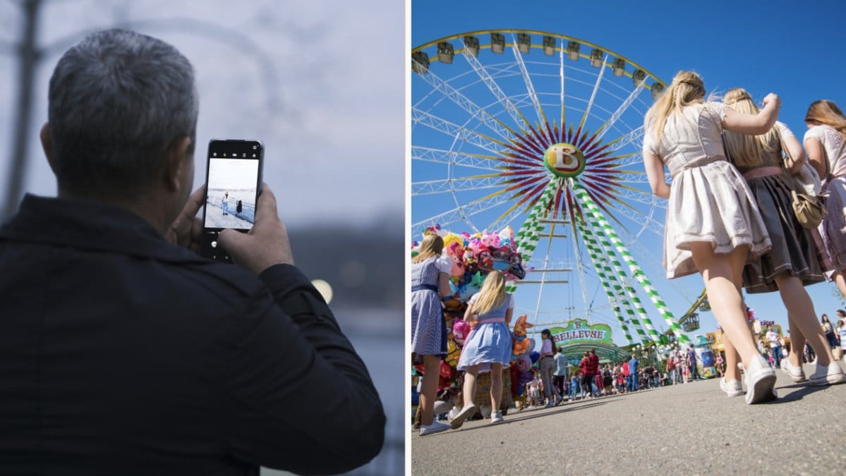 Nu riskerar mannen flera års fängelse efter att han filmat under kvinnliga besökares kjolar.
