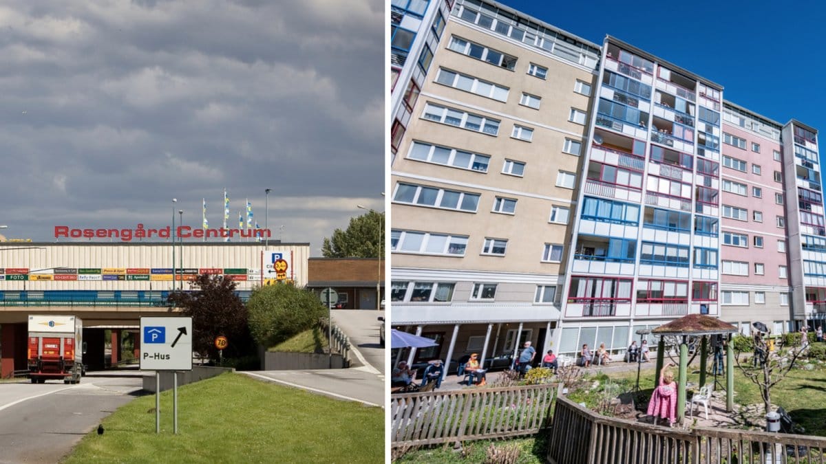 Rosengård och Holma i Malmö.