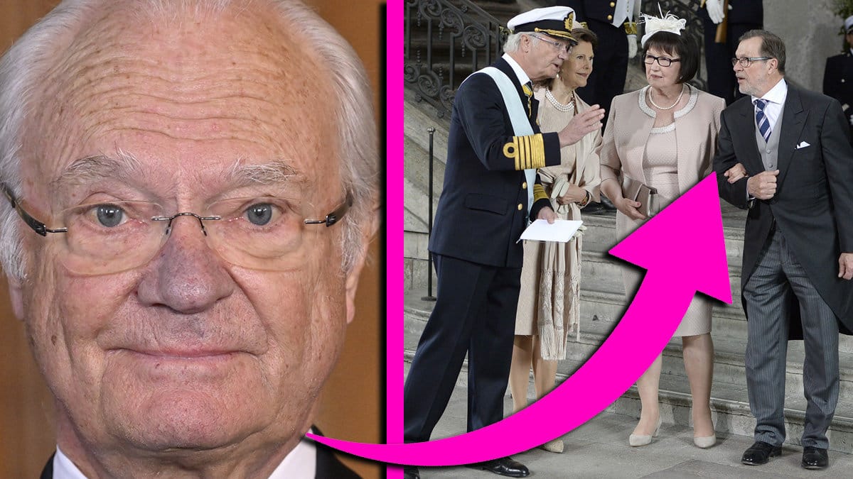 Kungen och prins Daniels föräldrar Ewa och Olle Westling