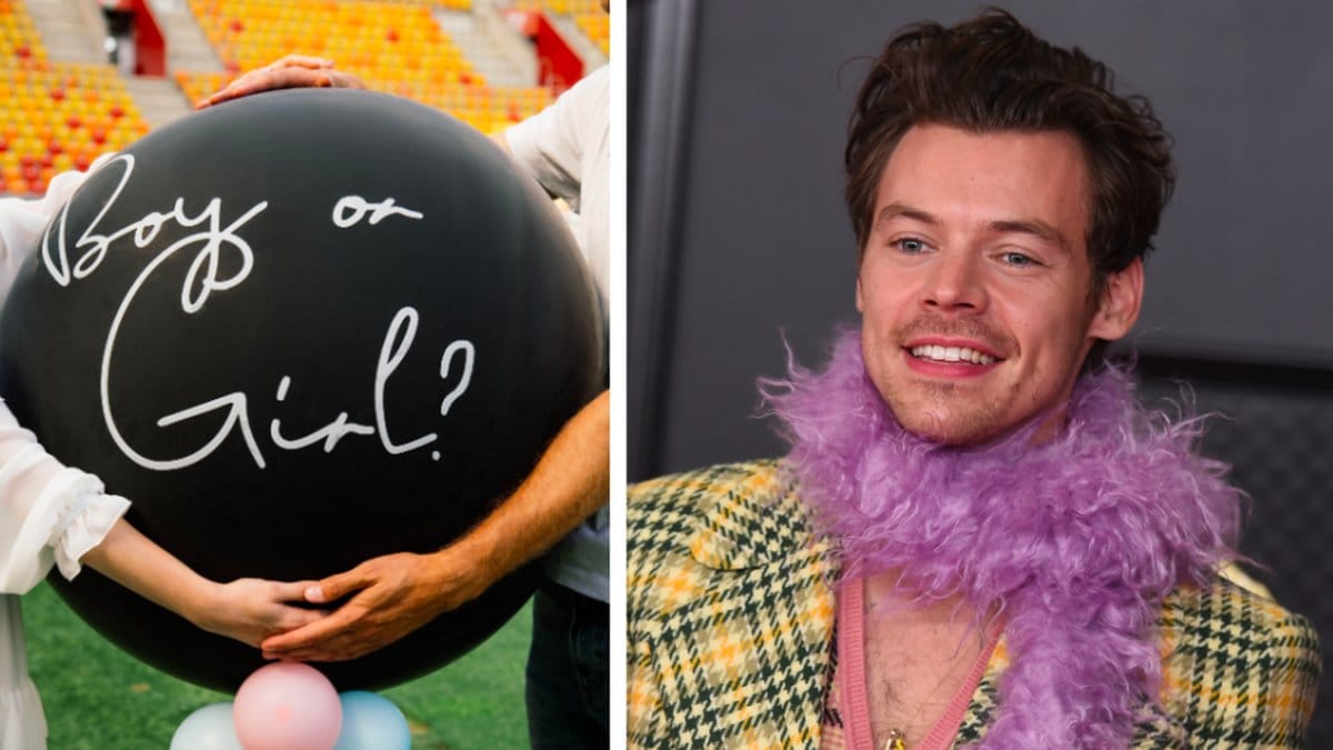 Harry Styles avbröt konsert för gender reveal. 