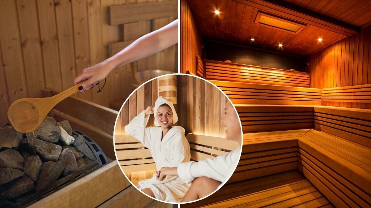 Bastu och kvinnor som bastar.