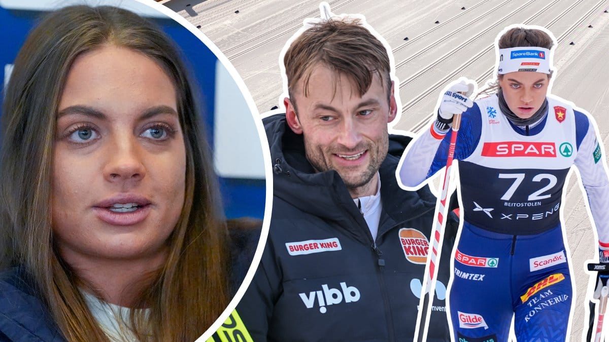 Kristine Stavås Skistad och Petter Northug