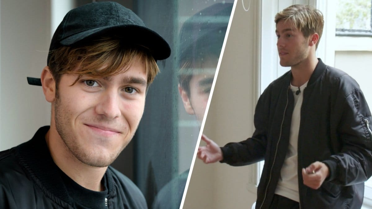 Benjamin Ingrosso visar upp sin nya lägenhet