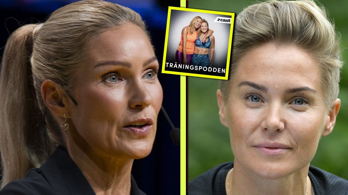 Jessica Almenäs och Lovisa Lofsan och Träningspodden