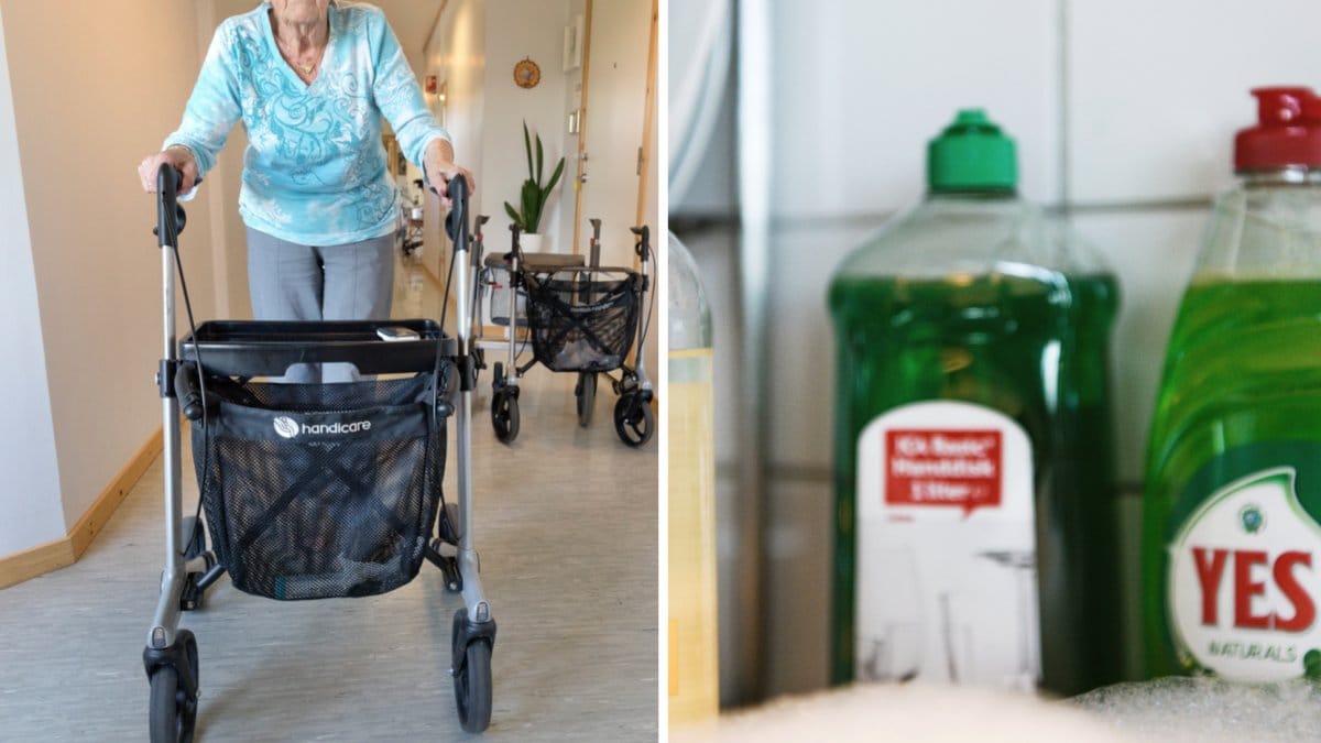 Personal på ett äldreboende i USA handmatade åldringar med diskmedel.