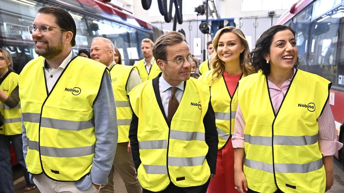 Jimmie Åkesson, Ulf Kristersson, Ebba Busch, Simona Mohamsson