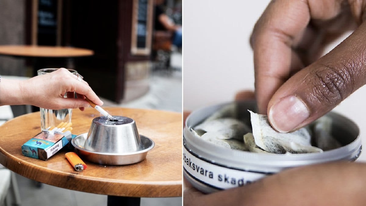 Snus blir billigare och cigaretter dyrare. 
