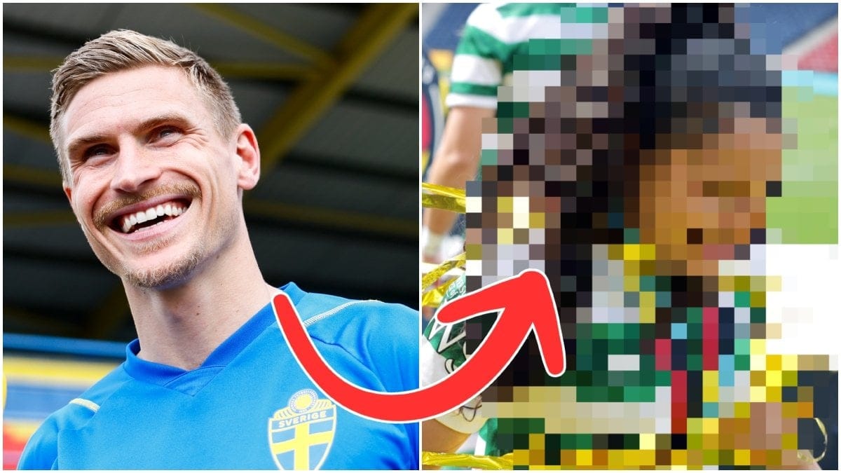 Fotbollsproffset Carl Starfelt fann kärleken när han spelade i Celtic. 