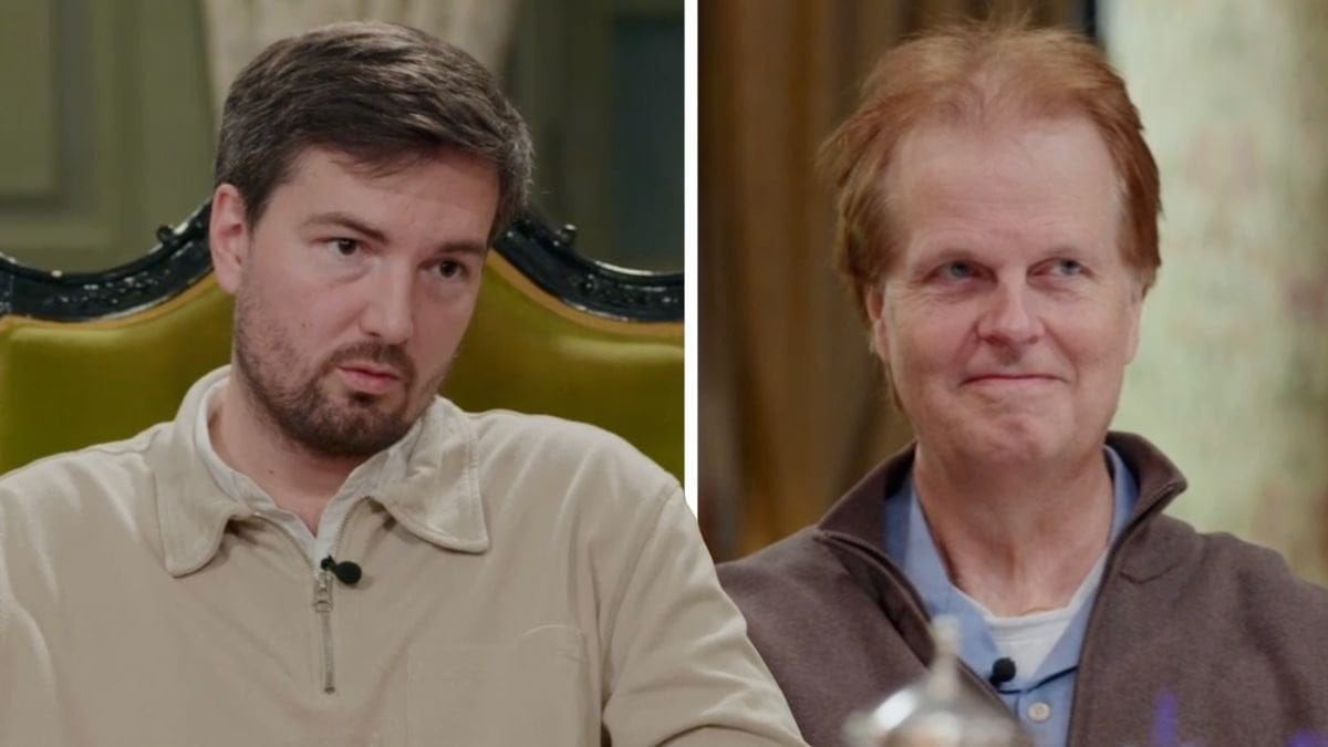 Torbjörn Averås Skorup och Patrik Norqvist i Förrädarna 2026