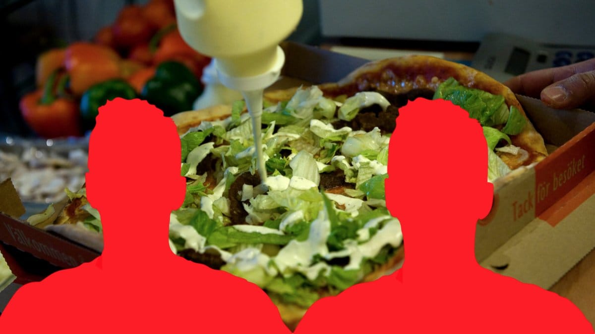 De två fångarna krävde 20 kebabpizzor i utbyte mot gisslan.