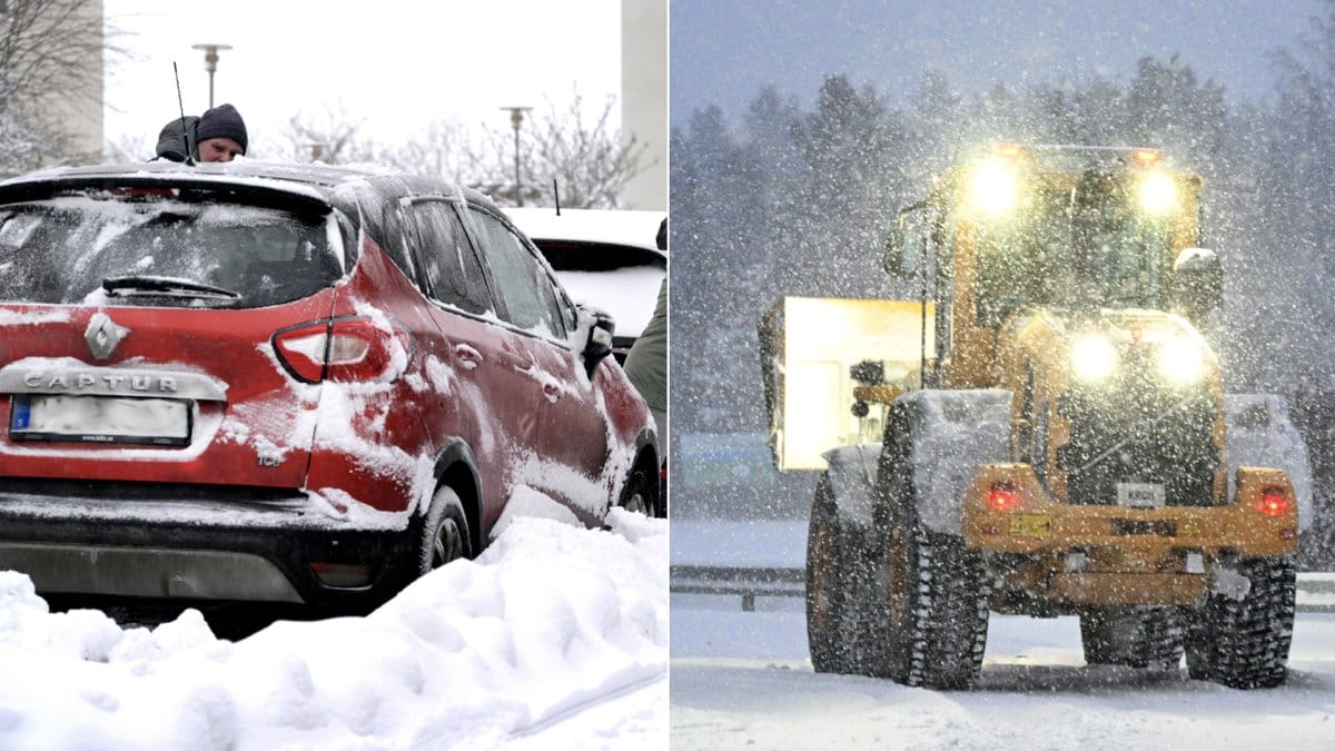 Det blir snökaos i norr på tisdagen.