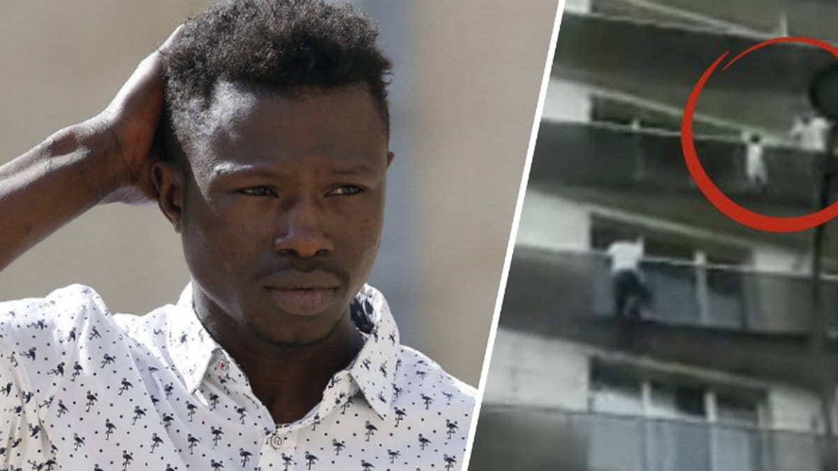 Mamoudou Gassama ska börja jobba för den franska brandkåren
