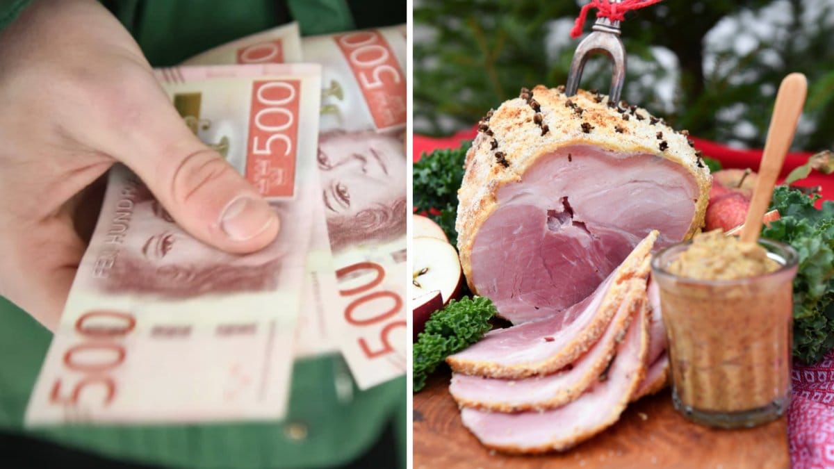 Den överblivna julskinkan kan strimlas ner i en gratäng eller en carbonara, tipsar receptkreatören Madeleine Landley. Arkivbild.