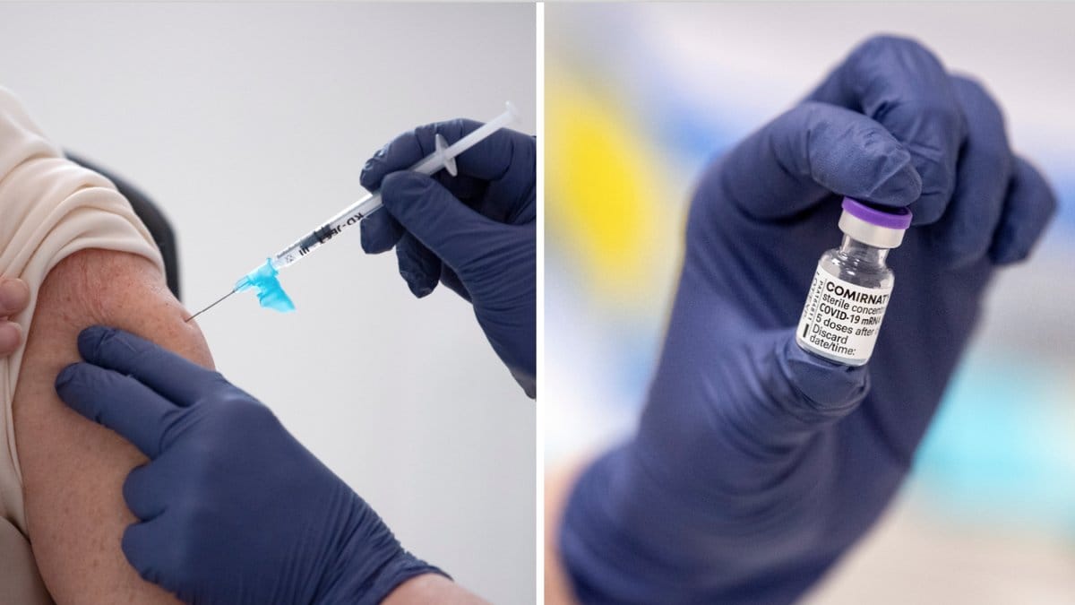 Genrebilder på Pfizers mRNA-vaccin