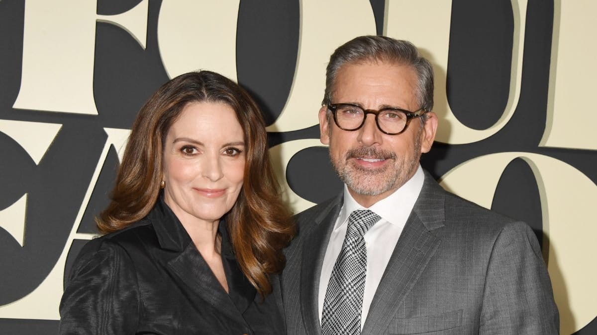 Skådespelarna Tina Fey och Steve Carell.
