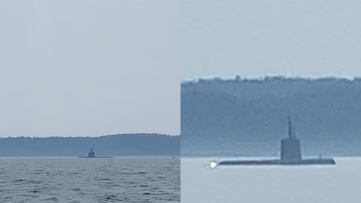 Ubåt av Gotlandsklass i Stockholms skärgård